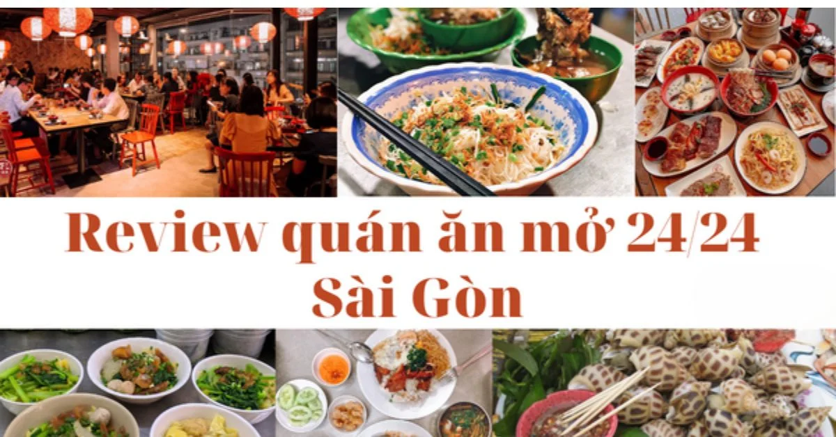 Top 10 Quán Ăn Đêm Gần Công Viên Hoàng Văn Thụ Dành Cho Cú Đêm Sài Gòn