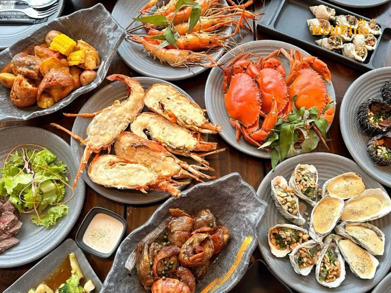 Top các nhà hàng buffet hải sản TPHCM tươi ngon và chất lượng nhất |  HeliFine