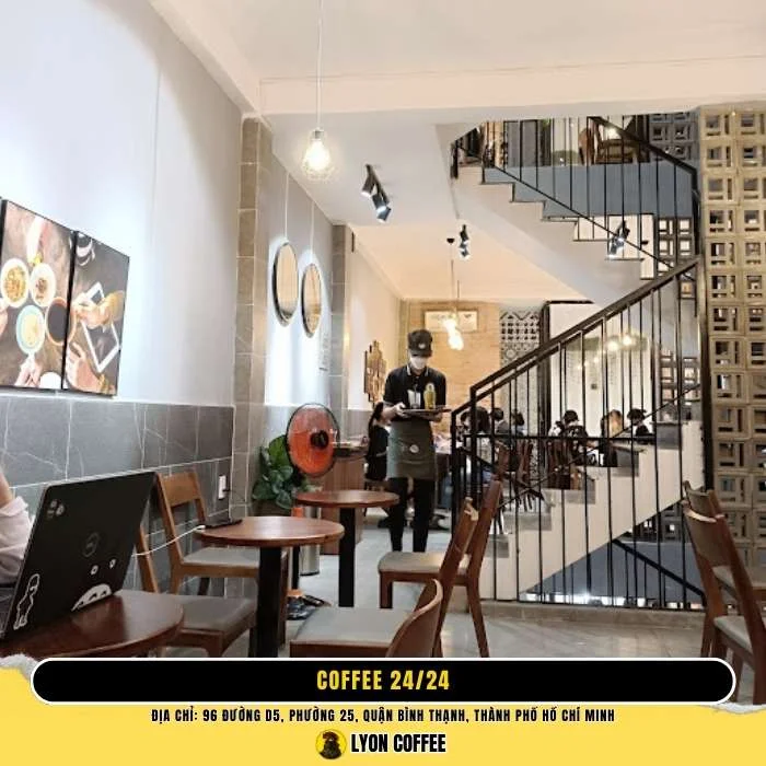 Top 12 quán cafe mở 24h ở Sài Gòn - Lyon Coffee