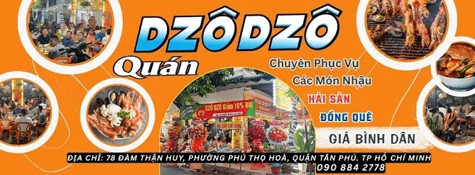 Quán Nhậu Dzo Dzo: Top 10 Địa Điểm Bình Dân, Ngon Bổ Rẻ
