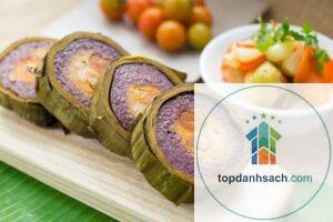 Bánh tét lá cẩm Cần Thơ