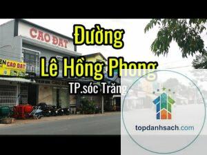 Đường Lê Hồng Phong Sóc Trăng