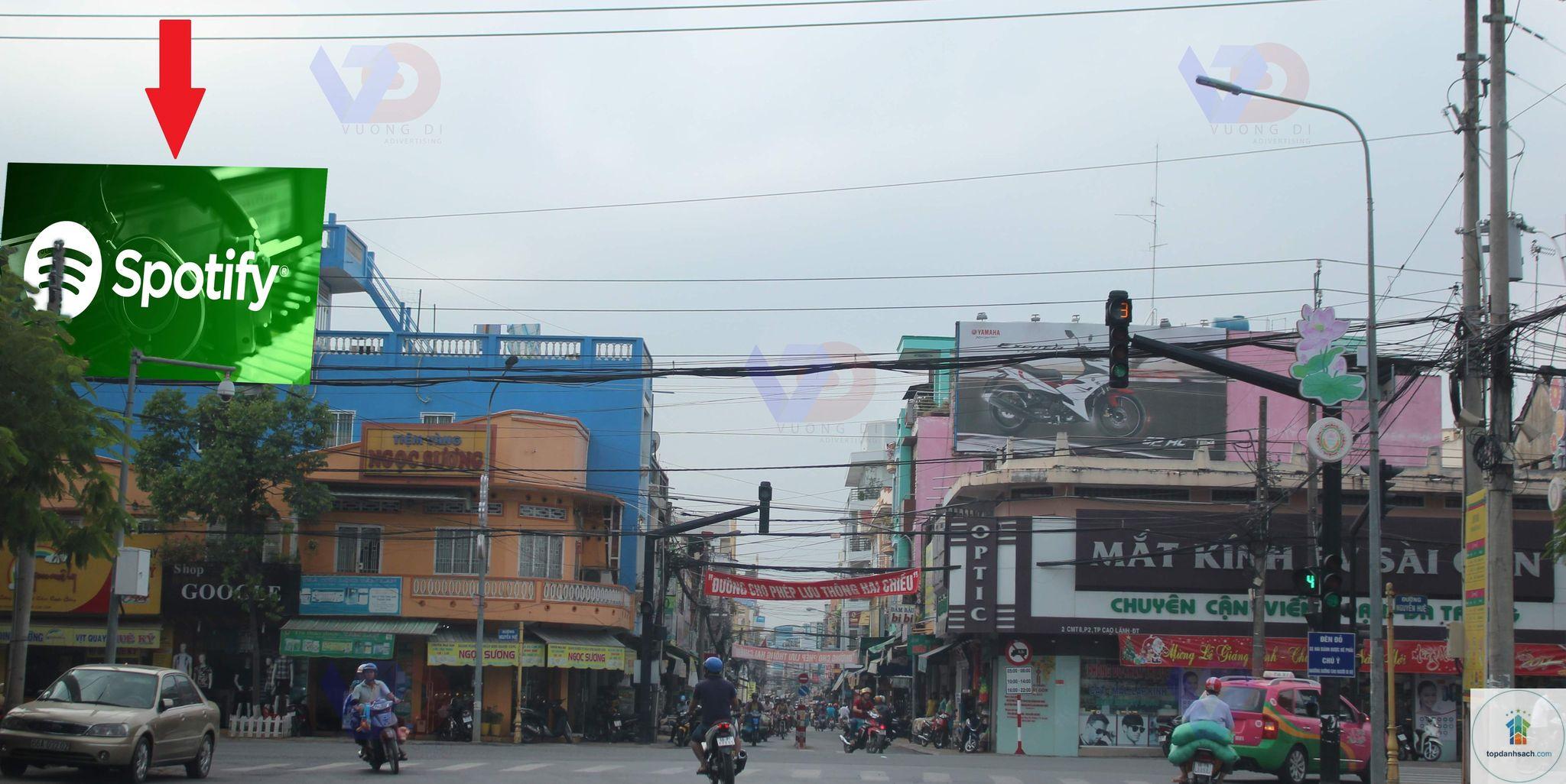 Đường Nguyễn Huệ Cao Lãnh - Hình 1