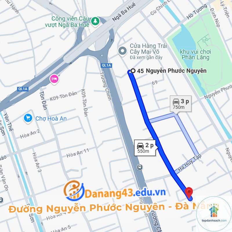 Đường Nguyễn Phước Nguyên - Đà Nẵng