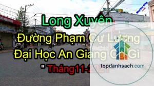 Đường Phạm Cự Lượng Long Xuyên