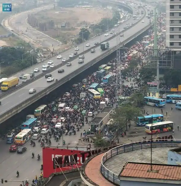 Đường Phạm Hùng hà nội - Hình 4