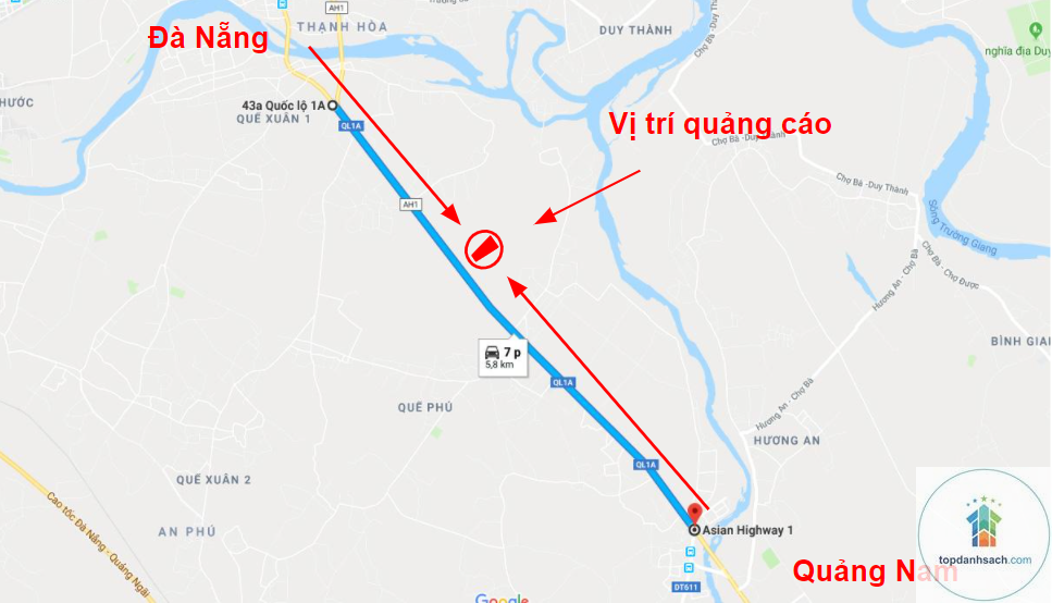 Đường Quốc Lộ 1 - Đà Nẵng