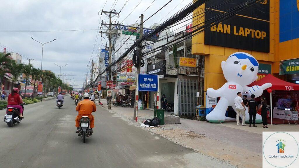 Đường Trần Hưng Đạo Long Xuyên