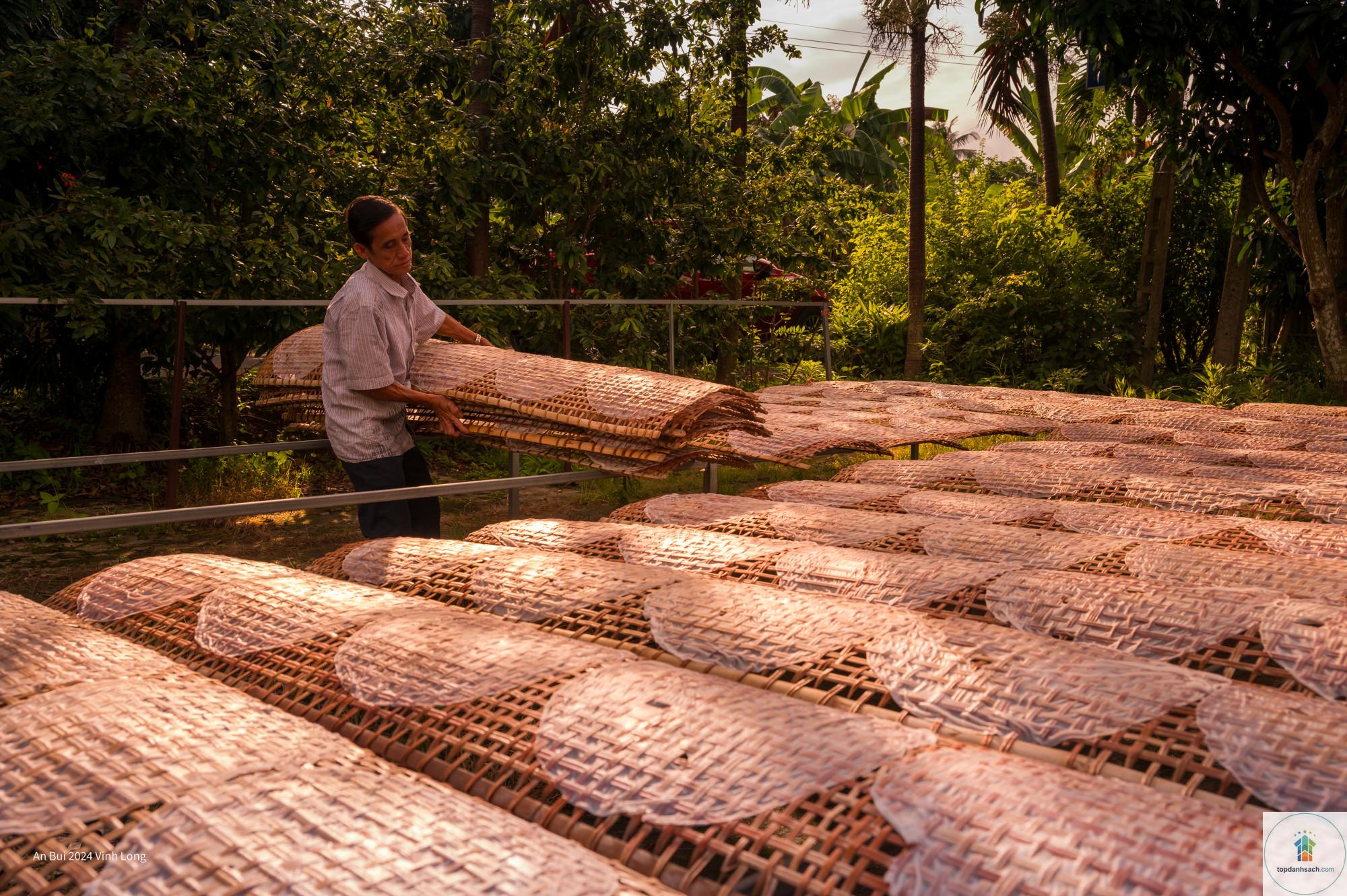 Làng nghề bánh tráng Cù lao Mây - Hình 1