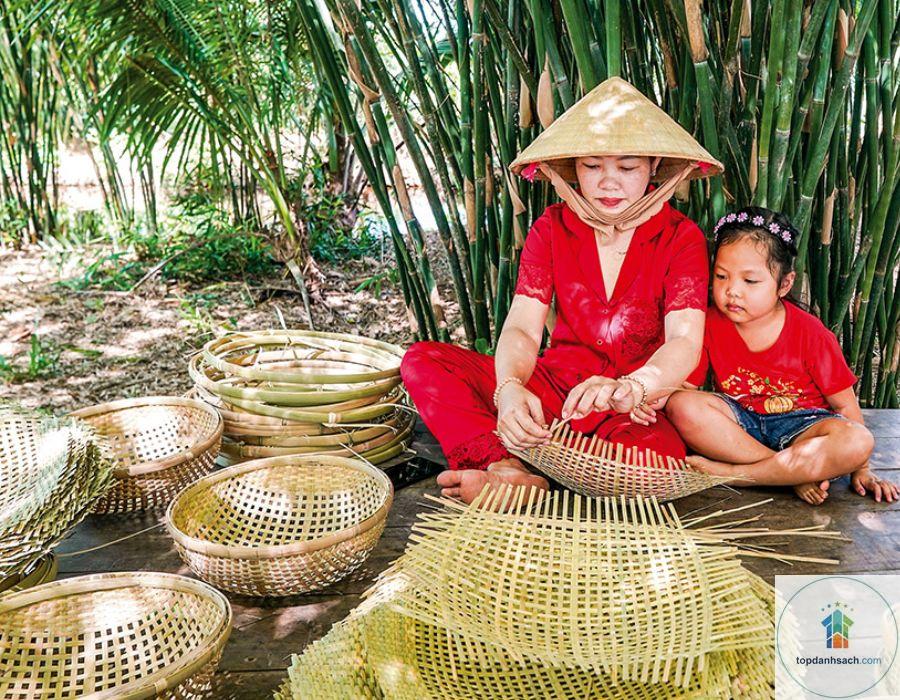 Làng nghề đan đát Ngã Năm - Hình 2