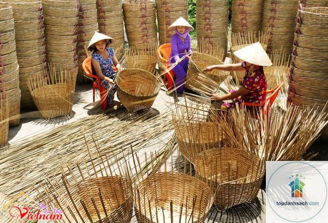 Làng nghề đan lục bình Tiền Giang - Hình 3