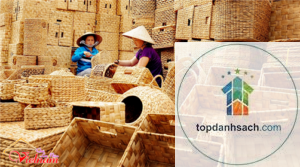Làng nghề đan lục bình Tiền Giang