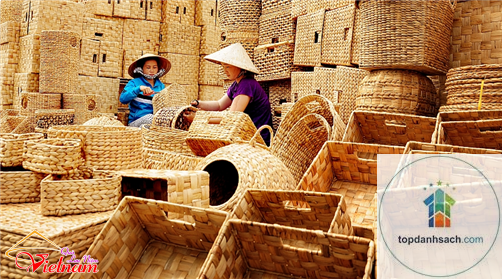 Làng nghề đan lục bình Tiền Giang - Hình 1