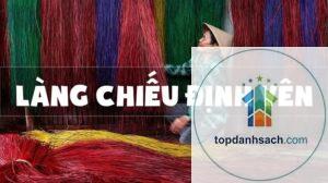 Làng nghề dệt chiếu Định Yên