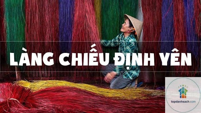 Làng nghề dệt chiếu Định Yên - Hình 1