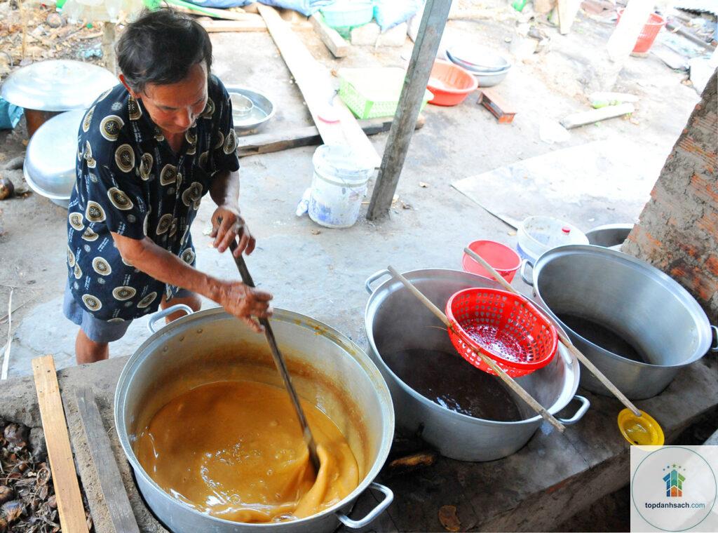 Làng nghề làm đường thốt nốt An Giang