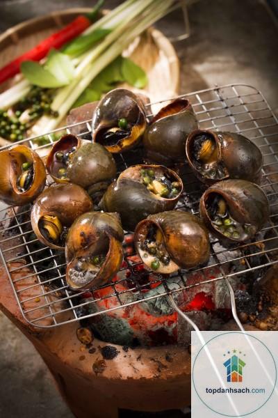Ốc nướng tiêu xanh Cần Thơ - Hình 4