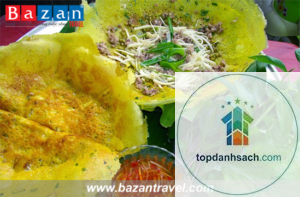 Quán bánh xèo ốc gạo Bến Tre