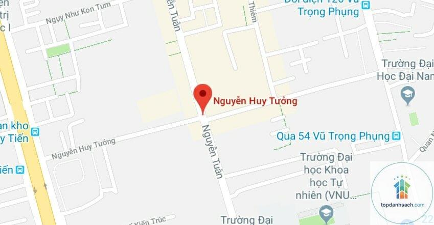 đường nguyễn huy tưởng hà nội