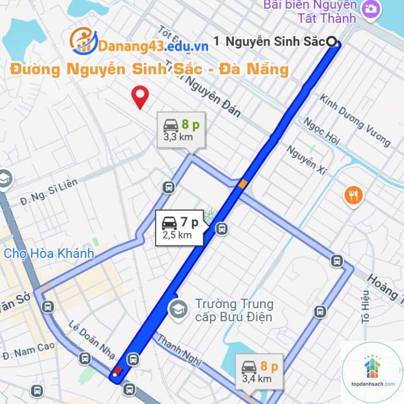 đường nguyễn sinh sắc đà nẵng