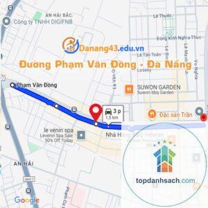 đường phạm văn đồng đà nẵng