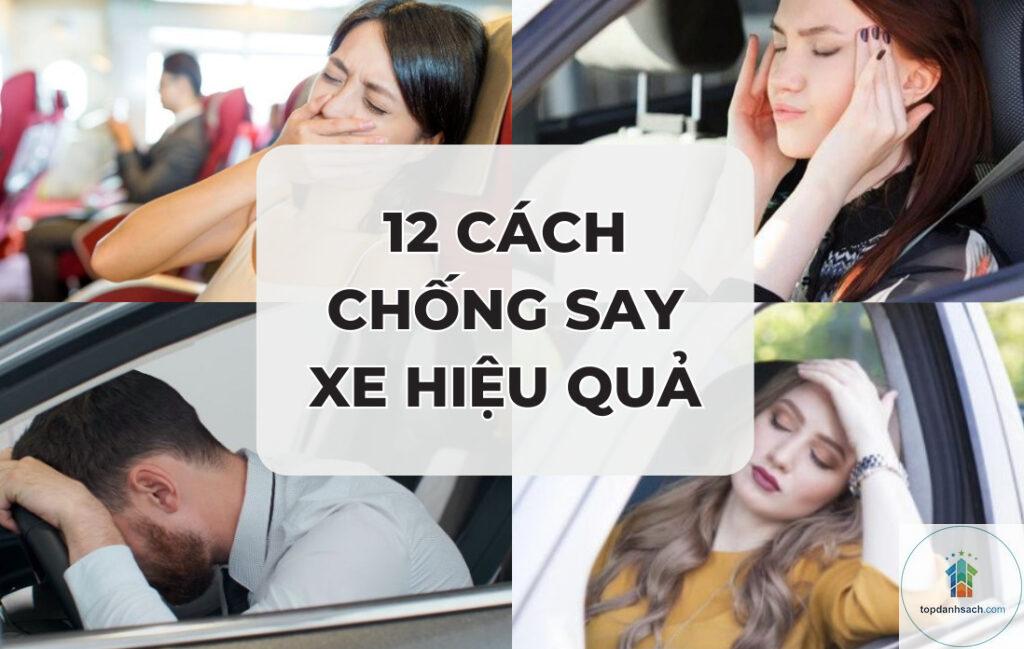 cách giảm say xe hiệu quả