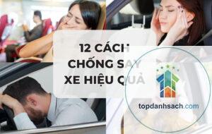 cách giảm say xe hiệu quả