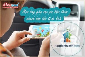 kinh nghiệm sạc pin khi đi du lịch