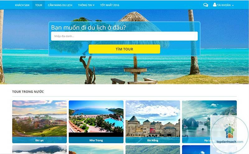 kinh nghiệm xây dựng website du lịch